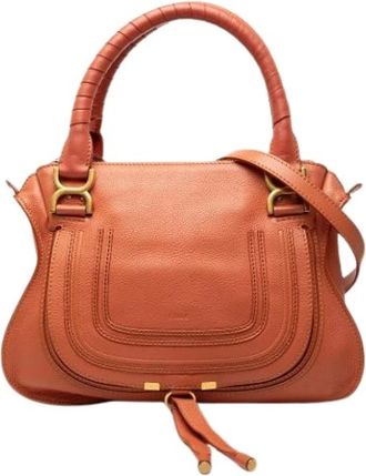 Chlo&eacute; Borsa Marcie Pre-owned - - Pre-owned - Donna - Arancione - ONE SIZE