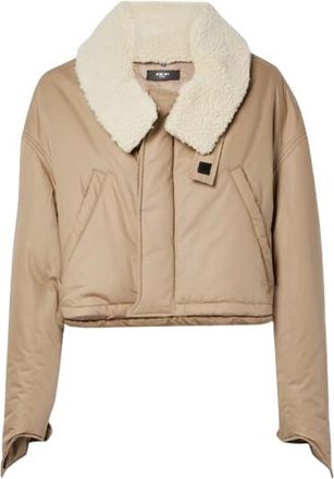 Amiri Camel Cropped Puffer Jacket Size XS