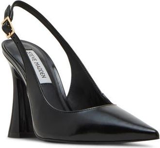 Steve Madden Blare Slingback Pointed Toe Pump in Black Box at Nordstrom, Size 9.5