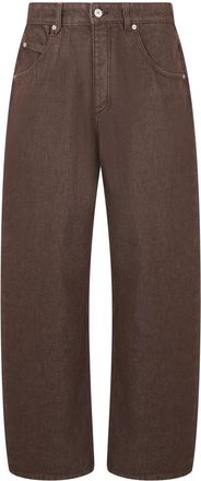 Jacquemus N&icirc;mes Tempo Jeans - Heren - Loose Fit Jeans - Bruin - W32 - Katoen - Jeans