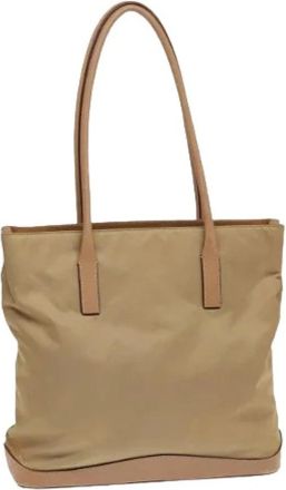 Prada Pre-owned Tote Bags, female, Beige, Size: ONE SIZE Pre-owned Vintage Tote Bag