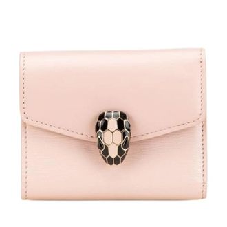 Bulgari Pre-owned Vintage Portemonnee - Dames - Vintage Accessoires - Roze - ONE Size - Leer - Vintage