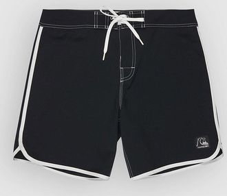 Quiksilver Original Scallop 18 Boardshorts zwart