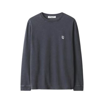 Maison Kitsun&eacute; Heren, Tops, Zwart, Maat: XL Katoen