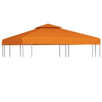 vidaXL Cubierta De Repuesto De Cenador Naranja 310 G/m&sup2; 3x3 M Vidaxl Naranja