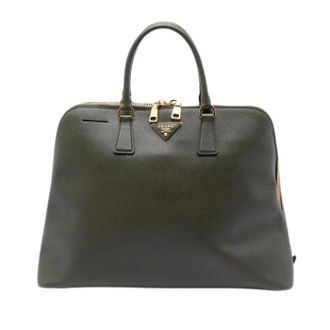 Prada Pre-owned Handbags, female, Green, Size: ONE SIZE Pre-owned The Promenade