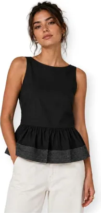 HUGO BOSS Mujer, Camisetas, Negro, Talla: L