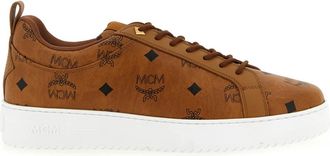 MCM Neo Terrain Lo Sneakers - Heren - Sneakers - Bruin - 43 EU - Katoen - Schoenen
