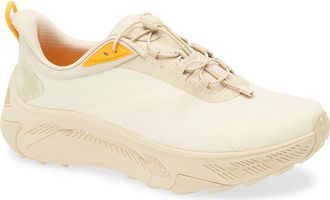 Hoka One One Transport 2 Water Repellent Hiking Sneaker in Cream /Vintage Yellow at Nordstrom, Size 10.5