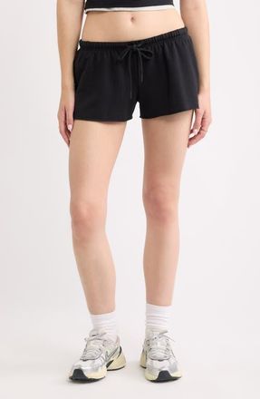 BP. Narrow Drawstring Sweat Shorts in Black at Nordstrom, Size Xx-Small