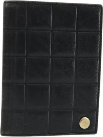 Chanel Pre-owned Wallets, female, Black, Size: ONE SIZE Pre-owned Vintage Card Case