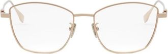 Fendi Fe 50108F - unisex - Brillen - Geel - 54 MM - Accessoires