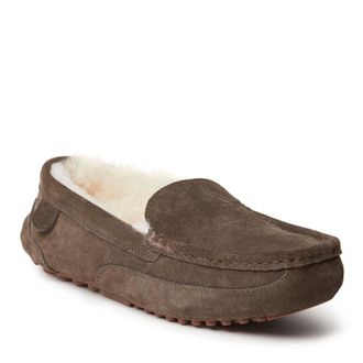 Dearfoams Fireside By Dearfoams Mens Melbourne Genuine Shearling Moccasin