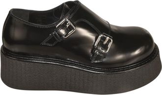 Moschino Mocassins - Dames - Sleehakken - Zwart - 41 EU - Leer - Schoenen