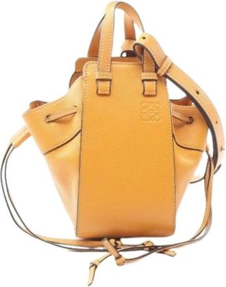 Loewe Pre-owned Mini Bag - Dames - Vintage Mini Tas - Oranje - ONE Size - Leer - Vintage