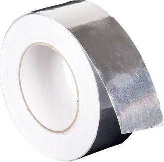 Trade Shop Trade Shop - Set 6 Pezzi Rotoli Rotolo Nastro Adesivo Imballaggio Alluminio Argento Sicurezza