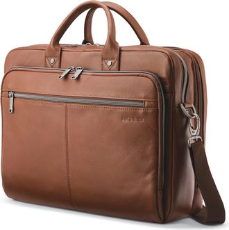 Samsonite Classic Leather Softside Toploader - Bags