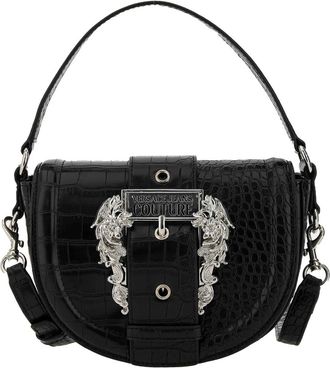 Versace Jeans Couture Krokodillenleer-effect Tote Bag - Dames - Handtassen - Zwart - ONE Size - Leer - Tassen