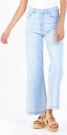 Dear John Denim Fiona Super High Rise Wide Leg Jeans In Dana Point