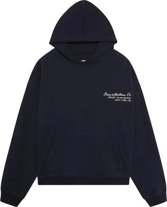 Alemais Felpa con stampa e cappuccio - Blu