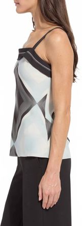 Lyss&eacute; Ananda Printed Tank Top In Halftone Scarf