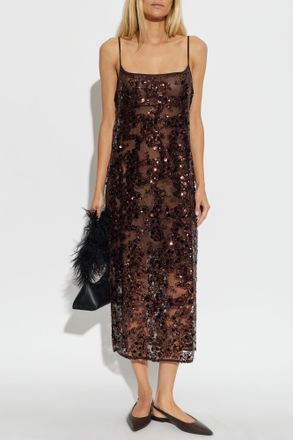 Baum Und Pferdgarten Sequin Dress Avani, Womens, Brown