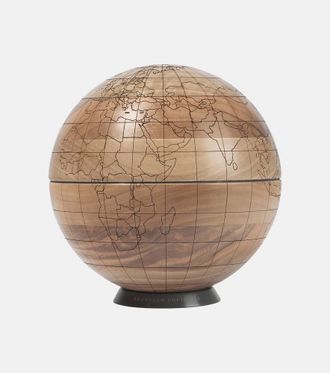Brunello Cucinelli Laser-cut walnut globe