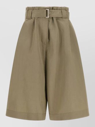 Brunello Cucinelli pleated bermuda shorts belted waist pockets