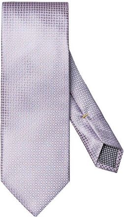 Eton Geometric Jacquard Silk Tie in Medium Pink at Nordstrom