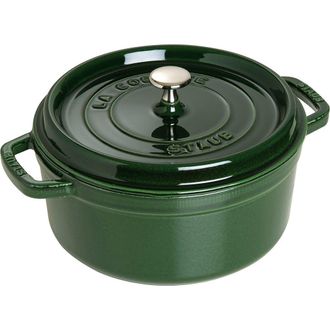 Staub 4-Quart Enameled Cast Iron Dutch Oven in Basil at Nordstrom