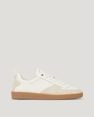 Belstaff Croft Trainer Womens Nappa Leather Off White Size UK 3