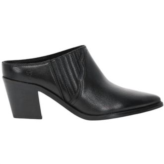 Frye Womens Sara Western Mule In Black