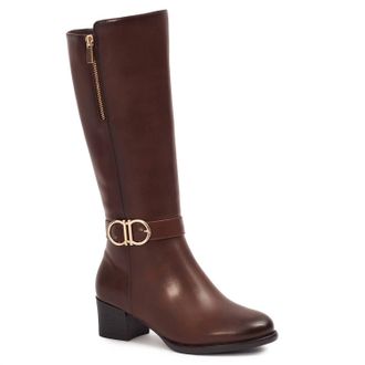 Andrea Womens Tall Riding Boots In Brown