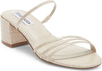 Steve Madden Miari Slide Sandal in Bone Croco at Nordstrom Rack, Size 7.5