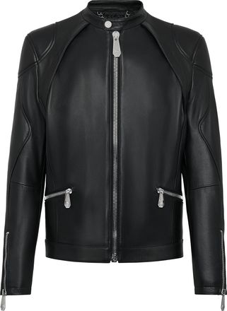 Philipp Plein Leren Jas