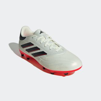 adidas Fussballschuh ADIDAS PERFORMANCE COPA PURE 2 LEAGUE FG, Damen, Gr. 44, schwarz-weiss (ivory, core schwarz, solar rot), Leder, Synthetik, Schuhe Fussba