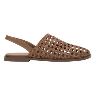Estro & Luminara Flat Sandals, female, Brown, Size: 10 US Openwork Sandals