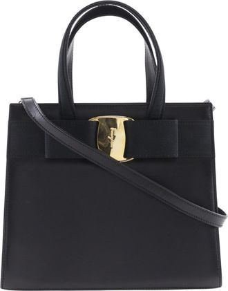 Ferragamo Leather Handbag (Pre-Owned)