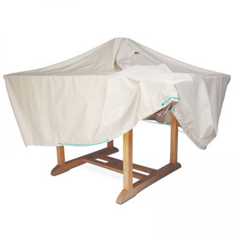 Oviala Funda para muebles de jard&iacute;n 170 x 110 x 60 cm topo