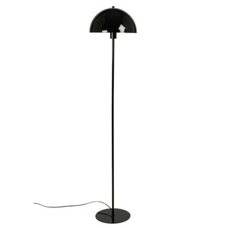 Maisons du monde L&aacute;mpara de pie de metal lacado negro, altura 145 cm