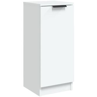 vidaXL Vidaxl - Aparador De Madera Contrachapada Blanco 30x30x70 Cm