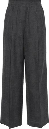 Brunello Cucinelli Dames, Broeken, Grijs, Maat: S