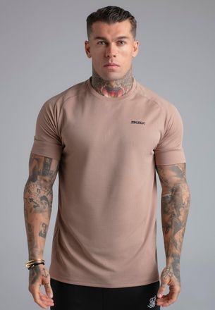 Siksilk Camiseta T&eacute;cnica Marr&oacute;n para Hombres XXL