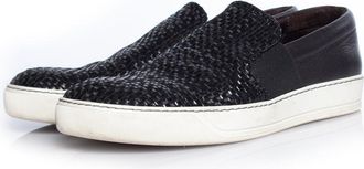 Lanvin Lanvin, Instapsneaker van geweven leer