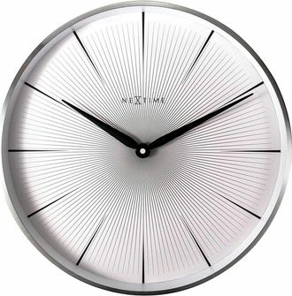 NeXtime 3511wi Reloj De Mesa O Pared Reloj De Cuarzo C&iacute;rculo Blanco