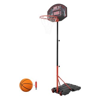 Bigbuy Bigbuy - Set De Canasta De Baloncesto Port&aacute;til Altura Regulable Xq Max