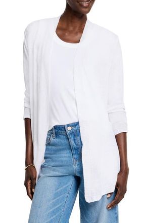 Nic+Zoe All Year Open Front Cardigan in Paper White at Nordstrom, Size X-Large