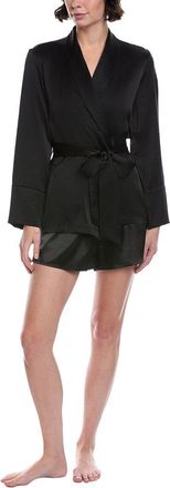 Petite Plume Mulberry Silk Short Robe