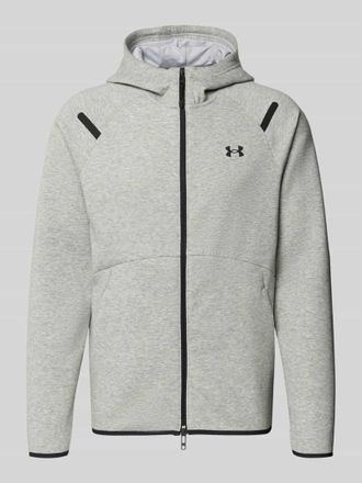 Under Armour Regular Fit Jacke mit Kapuze Modell Unstoppable in Hellgrau, Gr&ouml;&szlig;e XXXL