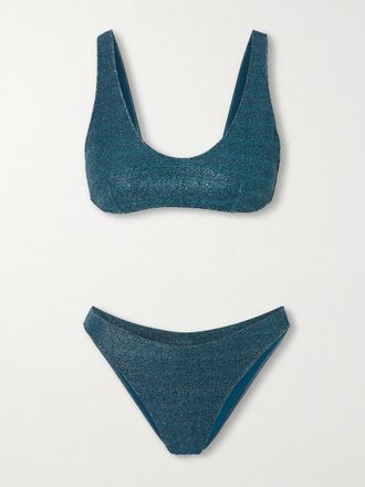 Os&eacute;ree Bikini Metallizzato Lumi&egrave;re Sporty - Blu